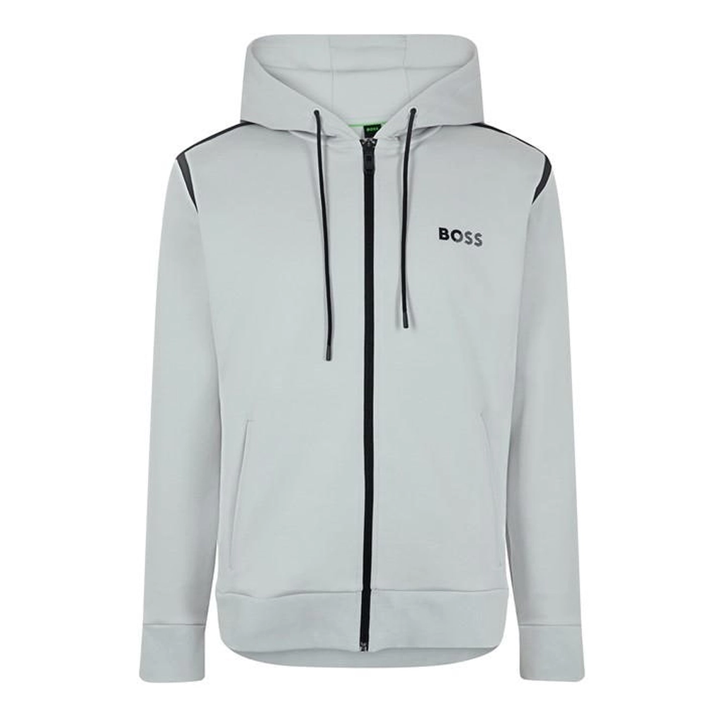 Hugo Boss Saggy Tape X Zip-up Hoodie - Grey